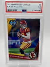 2023 Bowman U Chrome Caleb Williams #1 Rookie PSA 5 USC Trojans for sale  Shipping to South Africa