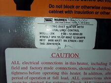 Duct heater warren for sale  SOUTH SHIELDS