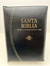 Casa rodante Biblia Letra Súper gigante 19 puntos imitada. piel negra con índice segunda mano  Embacar hacia Argentina