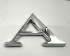 Cobalt Boats Emblem Raised Chrome Letter "A" / Decals 2" Tall, used for sale  Shipping to South Africa