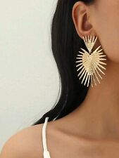 Earrings yellow golden for sale  GUILDFORD