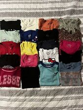 Lote de 20 camisas de verão femininas tamanho 7 e 7/8 Children’s Place Justice Cat & Jack… comprar usado  Enviando para Brazil