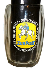 Brauerei Genossenschaft Zur Post +1975 Schrobenhausen German Beer Glass Seidel for sale  Shipping to South Africa