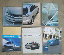 Lot brochure voiture d'occasion  Cuisery