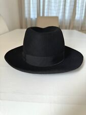 Borsalino black hat for sale  SALFORD