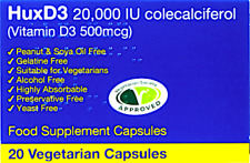 Huxd3 20000iu vitamin for sale  LONDON