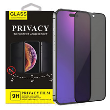 Usado, Protetor de tela de vidro temperado privacidade 5D para iPhone 14 Pro Max 13 12 11 capa comprar usado  Enviando para Brazil