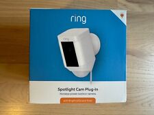 Câmera de segurança Ring Spotlight Cam com fio 1080p Wi-Fi - Branca, usado comprar usado  Enviando para Brazil