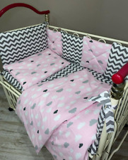 Conjunto de roupa de cama rosa berço 14 peças comprar usado  Enviando para Brazil