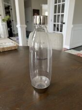 Garrafa de água SodaStream prata cintilante 1 litro bom estado, usado comprar usado  Enviando para Brazil