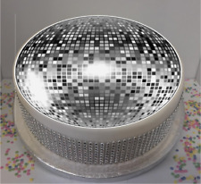 Silver glitter ball for sale  Shipping to Ireland