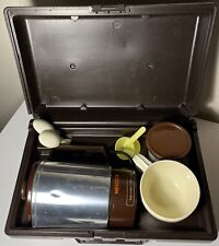 Used, Traveler by NESCO 4 Cup Travel Portable Coffee Maker Kit In Hard Case Vintage for sale  Shipping to South Africa