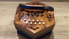 Vintage button concertina. for sale  NORWICH