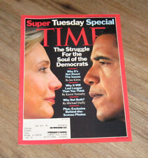 Capa Brooke Shields revista TIME 2008 Barack Obama Hillary Clinton comprar usado  Enviando para Brazil