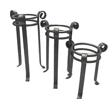 Suporte de planta de metal vaso de flores suporte de vela prateleira jardim varanda 3 comprar usado  Enviando para Brazil