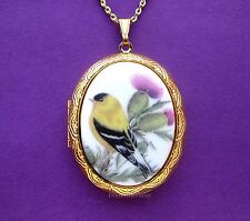 Birds porcelain goldfinch for sale  Ararat