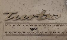 Turbo car badge for sale  WAKEFIELD