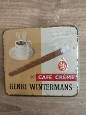 INTERESANTE CAJA METALICA DE CIGARROS HENRI WINTERMANS-CAFE CREME, usado comprar usado  Enviando para Brazil