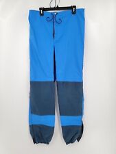 Campmor Snow Pants Mens Adult Size M 36x30 Cuffed Blue Drawstring Button Front for sale  Shipping to South Africa
