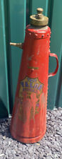 Original Large  Decorative Antique / Vintage Valour   Fire Extinguisher Empty usato  Spedire a Italy
