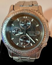 Relógio masculino Citizen cronógrafo prata moldura rotativa WR100 comprar usado  Enviando para Brazil
