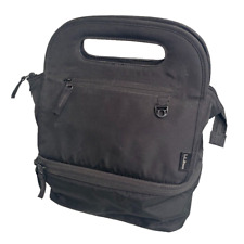 Used, LL Bean Lunch Box Black Insulated Bag Zip Lunch Cooler Tote Picnic With Handle for sale  Shipping to South Africa