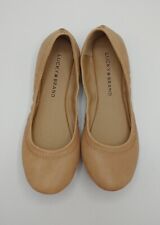 Sapato sem salto Lucky Brand Erin couro marrom biqueira redonda feminino 6 comprar usado  Enviando para Brazil