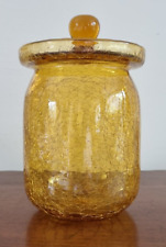 Vintage amber crackle for sale  MARLBOROUGH