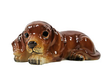 Vintage LEFTON Japan 8" x 3"  Dachshund Wiener Puppy Dog Ceramic Figurine H2817 for sale  Shipping to South Africa