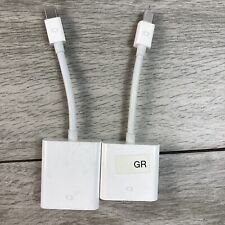 Genuine Apple A1305 A1307 Mini DisplayPort Thunderbolt to VGA DVI Adapter Lot for sale  Shipping to South Africa