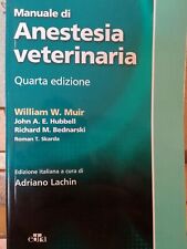 Manuale anestesia veterinaria usato  Italia