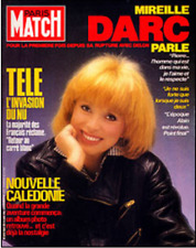 Occasion, Paris Match n° 1860 du 18 janvier 1985 / Mireille Darc - Le nu à la télé / TBE d'occasion  Cannes