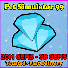 Pet Simulator 99 (Pet Sim 99 PS99) 💎20M 100M 500M 1B 3B GEMAS |RÁPIDO🚚 -CONFIÁVEL✅ comprar usado  Enviando para Brazil