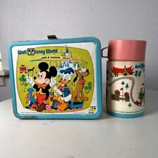 Lancheira de metal Walt Disney World 50º aniversário Mickey com garrafa térmica comprar usado  Enviando para Brazil