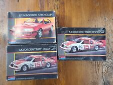 Used, LOT OF 3~Monogram 1/24~1987 Ford Thunderbird Turbo Coupe~Stock Car~Model Kits~AS for sale  Shipping to Canada