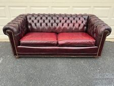 Vintage tufted leather for sale  Dumfries
