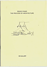 ENZO PIANO - O PROCESSO DE ARQUITETURA 9H Galeria 1987, usado comprar usado  Enviando para Brazil