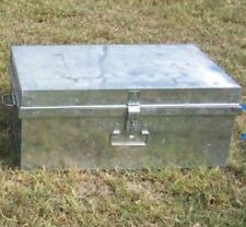 Metal footlocker trunk for sale  Shipping to Ireland
