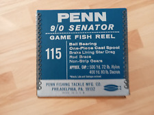 PENN Senator 9/0 GAME FISH REEL multirollo ¡¡en caja original descripción!!¡!, usado segunda mano  Embacar hacia Argentina