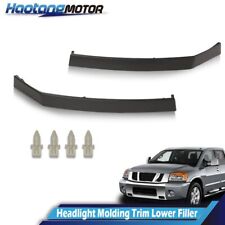 1pair headlight molding for sale  USA