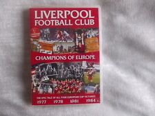 Liverpool F.C. Champions of Europe '77,'78,'81 & '84 (DVD)2 Discs 4 Hrs 28 Mins/ for sale  Shipping to South Africa