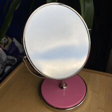 Espejo de tocador de mesa Kate Spade maquillaje cosmético base rosa raro agotado segunda mano  Embacar hacia Argentina