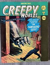 Creepy worlds comic for sale  ROMFORD