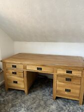 Solid oak desk for sale  LIVERPOOL