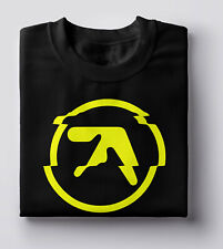 Aphex Twin glitched logotipo T Camisa Techno Dance Music Eletrônica Ambient-Amarelo, usado comprar usado  Enviando para Brazil