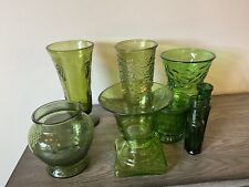 Vintage green glass for sale  Hurricane