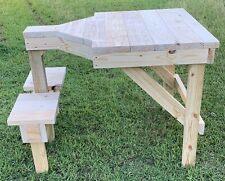 Wooden shooting bench for sale  Shipping to Ireland