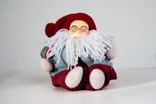 Usado, Ornamento de Papai Noel gnomo elfo sueco norueguês - Nisse Tomte com cabeça de porcelana comprar usado  Enviando para Brazil
