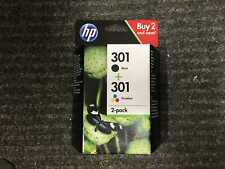 original HP Multipack 301 Black / Color N9J72AE ( 09/2021 ) OVP Rechnung  gebraucht kaufen  Ramsthal