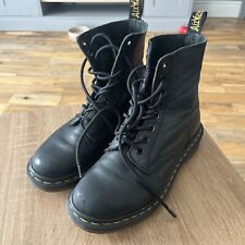 Used, Dr Martens 1460 Women's Pascal Black Soft Nubuck Ankle Boots Uk 4 Womens for sale  Shipping to South Africa